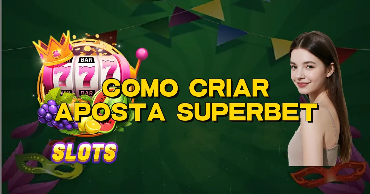Como Criar Aposta Superbet Oficial