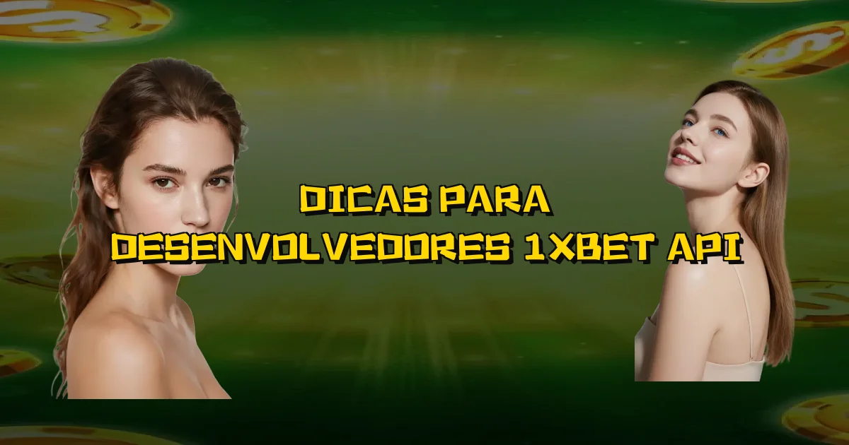 Dicas Para Desenvolvedores 1Xbet Api Oficial